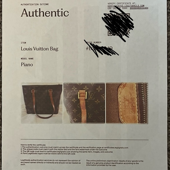 Louis Vuitton Brown Monogram Piano Tote Handbag with COA included - Picture 2 of 16